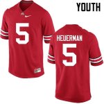 NCAA Ohio State Buckeyes Youth #5 Jeff Heuerman Red Nike Football College Jersey TRE7245TK